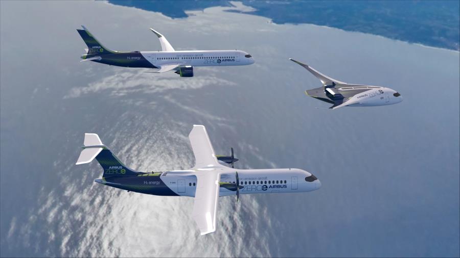Τα «καθαρά» φτερά υδρογόνου της Airbus